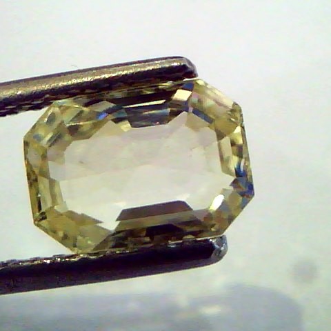 2.37 Ct Unheated Untreated Natural Ceylon Yellow Sapphire/Pukhraj