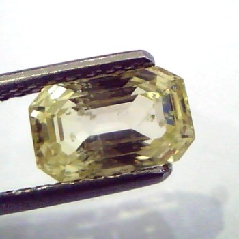 2.46 Ct Unheated Untreated Natural Ceylon Yellow Sapphire/Pukhraj