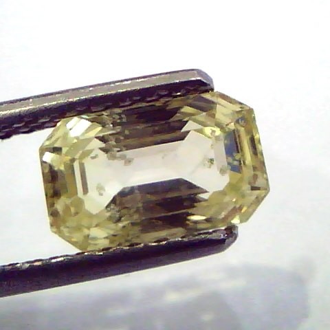 2.46 Ct Unheated Untreated Natural Ceylon Yellow Sapphire/Pukhraj