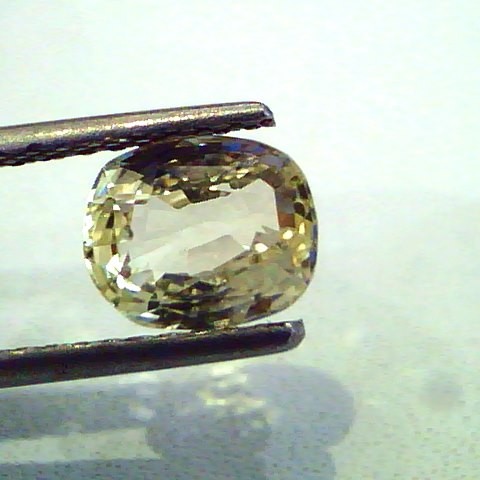 2.52 Ct Unheated Untreated Natural Ceylon Yellow Sapphire Gems