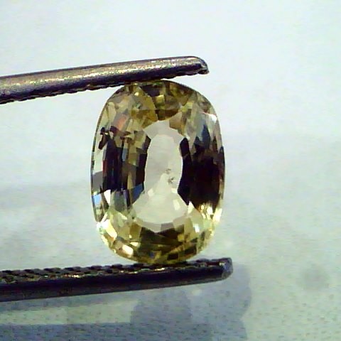 2.63 Ct Unheated Untreated Natural Ceylon Yellow Sapphire Gems