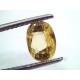 2.94 Ct GII Certified Unheated Untreated Natural Ceylon Yellow Sapphire