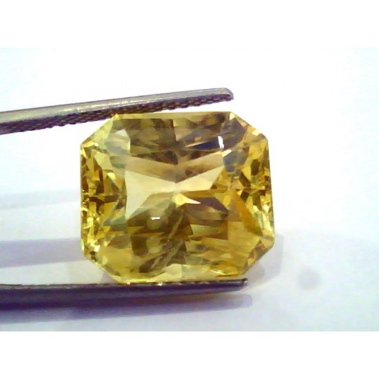 Huge 21.06 Ct Unheated Untreated Natural Ceylon Yellow Sapphire AAAAA