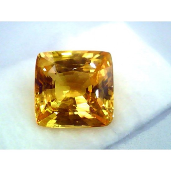 Huge 21.65 Ct Unheated Untreated Natural Ceylon Yellow Sapphire **RARE**