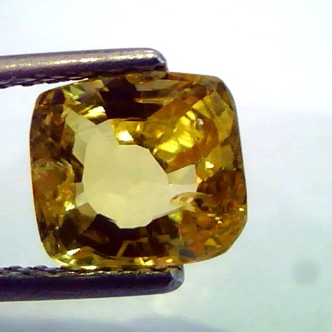 3.02 Ct Unheated Untreated Natural Ceylon Yellow Sapphire AAA