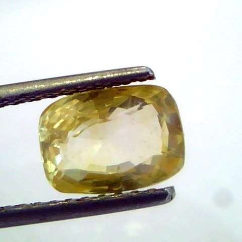 3.09 Ct Unheated Untreated Natural Ceylon Srilankan Yellow Sapphire