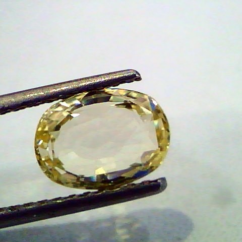 3.06 Ct Unheated Untreated Natural Ceylon Yellow Sapphire Gems