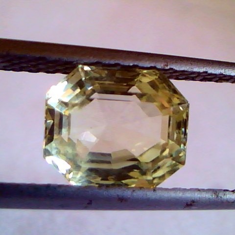 3.15 Ct Top Grade Unheat Untreat Natural Ceylon Yellow Sapphire