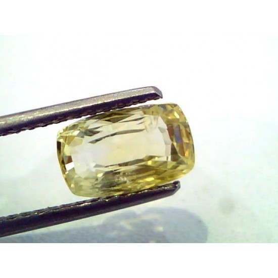 3.33 Ct Unheated Untreated Natural Ceylon Yellow sapphire Gems
