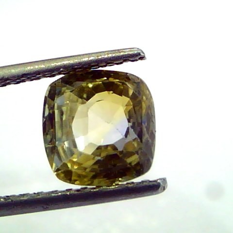 3.32 Ct Unheated Natural Ceylon Pitambari Yellow blue Mix Sapphire