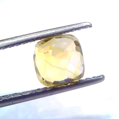3.42 Ct Unheated Untreated Natural Ceylon Yellow Sapphire Pukhraj