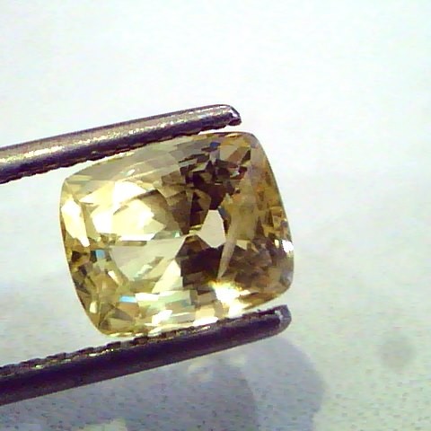 3.51 Ct Unheated Untreated Natural Ceylon Yellow Sapphire Gems