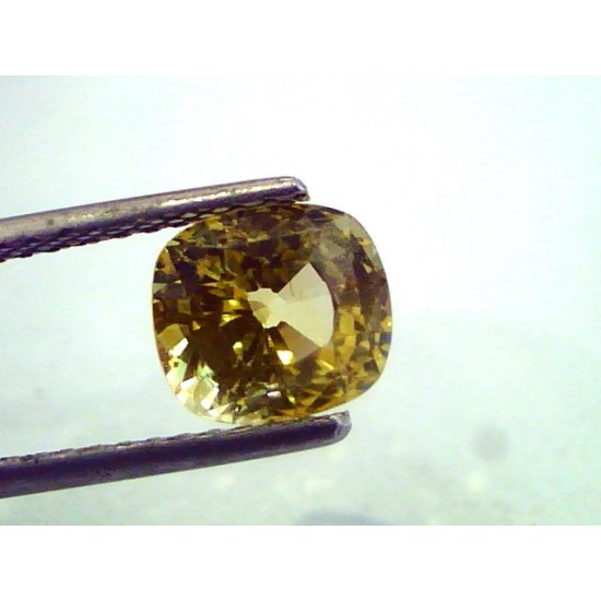 3.59 Ct Unheated Untreated Natural Ceylon Yellow Sapphire AAA