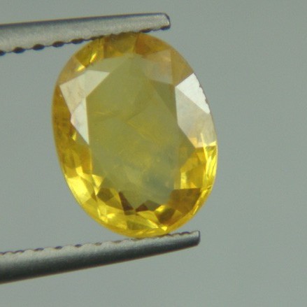 1.33 Ct/2.25 ratti Natural Bangkok Yellow Sapphire Pukhraj Heated 1.33 Ct/2.25 ratti Natural Bangkok Yellow Sapphire Pukhraj Heated