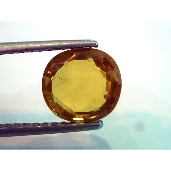3.66 Ct Natural Yellow Sapphire Pukhraj Jupiter Gemstone(Heated)