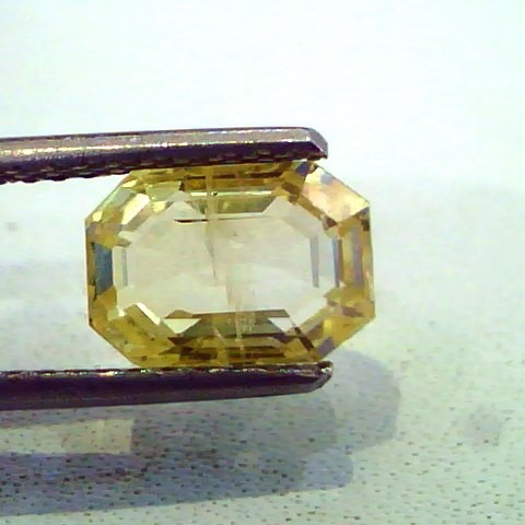 3.66 Ct Unheated Untreated Natural Ceylon Yellow Saphire Pukhraj