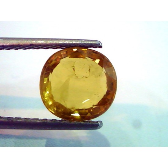 3.68 Ct Natural Yellow Sapphire Pukhraj Jupiter Gemstone(Heated)