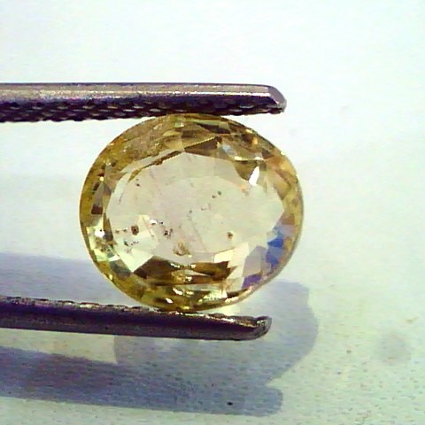 3.87 Ct Unheated Untreated Natural Ceylon Yellow Sapphire Gems