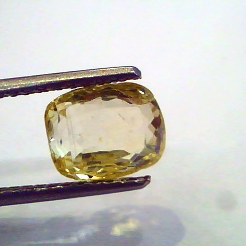 4.03 Ct Unheated Untreated Natural Ceylon Yellow Sapphire Pukhraj