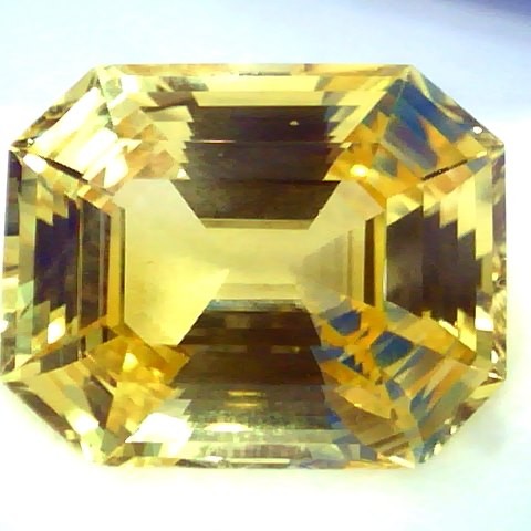 Huge 32.32 Ct GII Certified Unheated Untreated Natural Ceylon Yellow Sapphire **RARE**