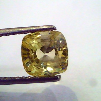 4.10 Ct Unheated Untreated Natural Ceylon Yellow Sapphire Pukhraj