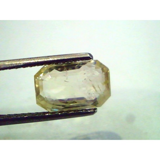 4.25 Ct Unheated Untreated Natural Ceylon Yellow Sapphire Gems