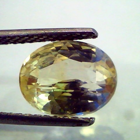 4.39 Ct IGI Certified Unheated Natural Ceylon Yellow Sapphire AA