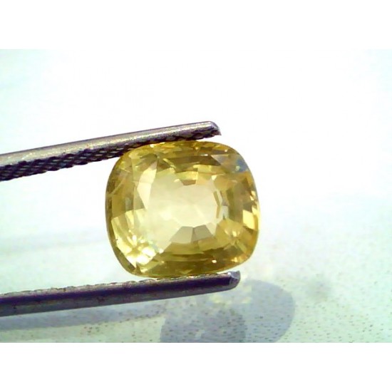 4.72 Ct Unheated Untreted Natural Ceylon Yellow Sapphire/Pukhraj