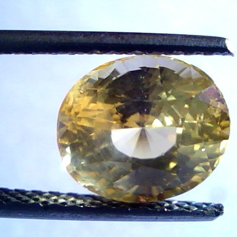 5.06 Ct Unheated Untreted Natural Ceylon Yellow Sapphire Pukhraj