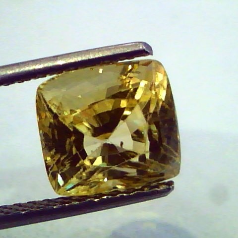 5.40 Ct Unheated Untreated Natural Ceylon Yellow Sapphire Pukhraj
