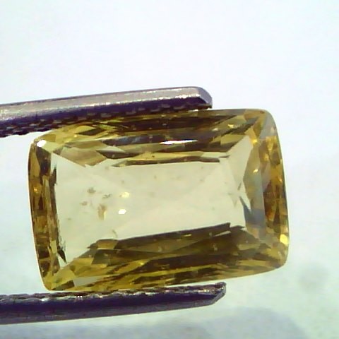 5.68 Ct Unheated Untreted Natural Ceylon Yellow Sapphire Pukhraj