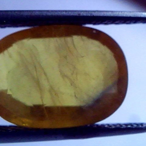 5.74 Ct Natural Bangkok Yellow Sapphire,Pukhraj Gemstone heated