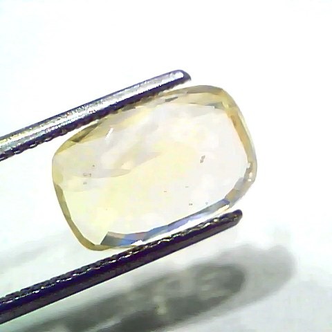 6.00 Ct Certified Unheated Untreated Natural Ceylon Yellow Sapphire Pukhraj