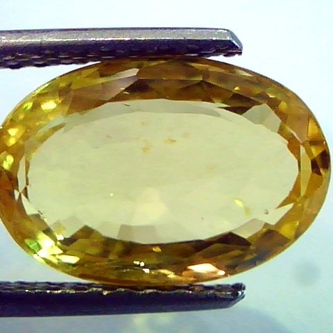 6.03 Ct Unheated Untreated Natural Ceylon Yellow Sapphire AAA