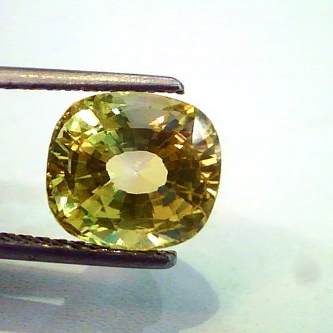 6.06 Ct Unheated Top Colour Natural Ceylon Yellow Sapphire