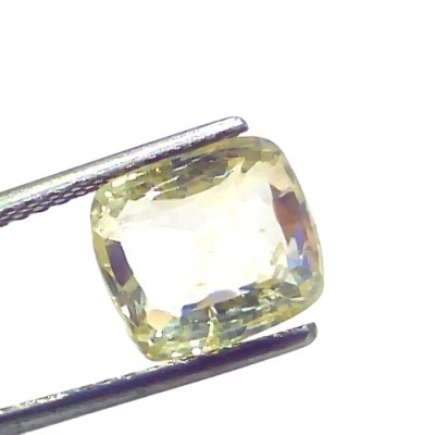 6.07 Ct GII Certified Unheated Untreated Natural Ceylon Yellow Sapphire Pukhraj 6.07 Ct GII Certified Unheated Untreated Natural Ceylon Yellow Sapphire Pukhraj
