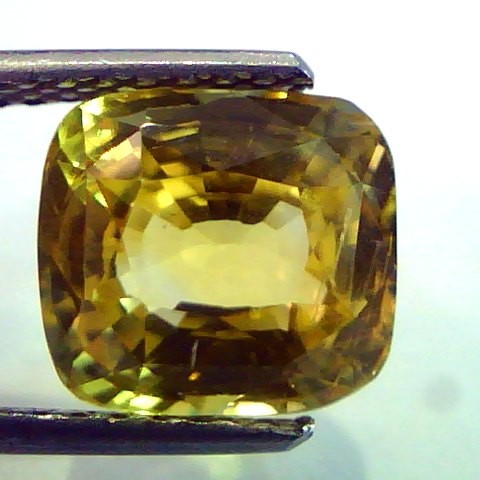 6.08 Ct Unheated Untreated Natural Ceylon Yellow Sapphire AAA