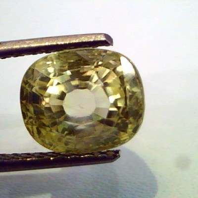 6.09 Ct Unheated Untreated Natural Ceylon Yellow Sapphire Pukhraj