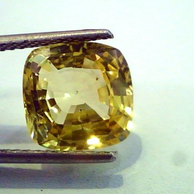 6.32 Ct IGI Certified Unheated Natural Ceylon Yellow Sapphire