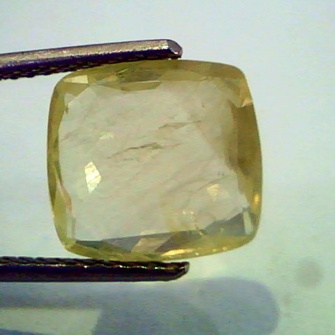 6.60 Ct Unheated Untreted Natural Ceylon Yellow Sapphire/Pukhraj
