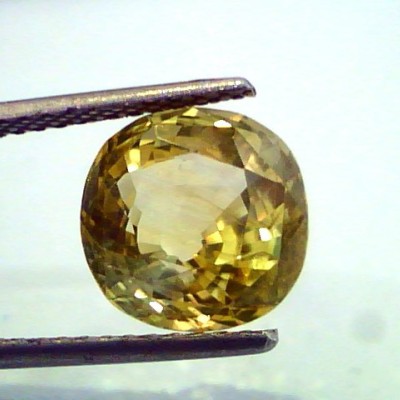 6.99 Ct Certified Unheated Untreated Natural Ceylon Yellow Sapphire