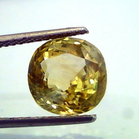 6.99 Ct Certified Unheated Untreated Natural Ceylon Yellow Sapphire