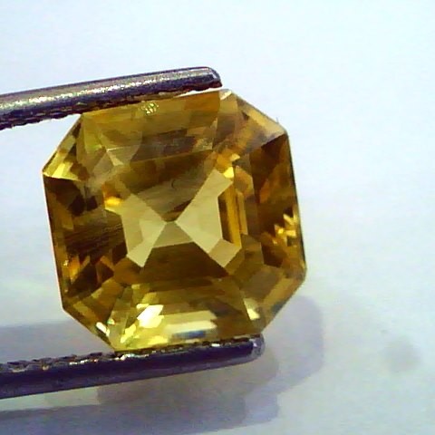 7.05 Ct Certified Unheated Untreated Natural Ceylon Yellow Sapphire