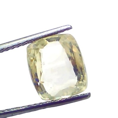7.13 Ct Certified Unheated Untreated Natural Ceylon Yellow Sapphire Pukhraj