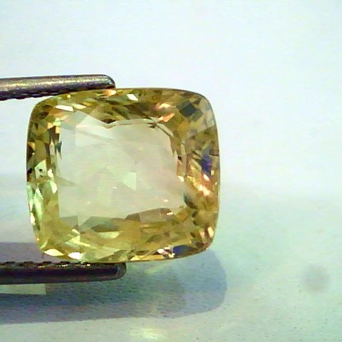 7.38 Ct Unheated Untreated Natural Ceylon Yellow Sapphire Gems