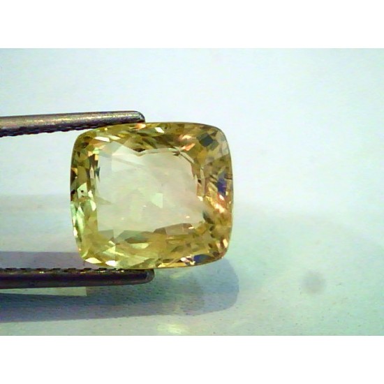7.38 Ct Unheated Untreated Natural Ceylon Yellow Sapphire Gems