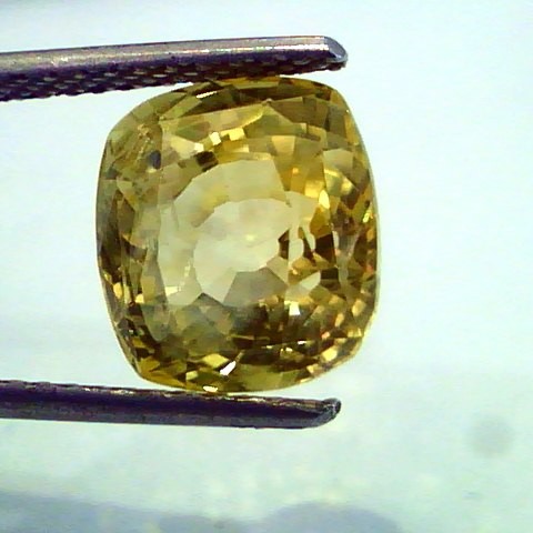 7.51 Ct IGI Certified Unheated Natural Ceylon Yellow Sapphire