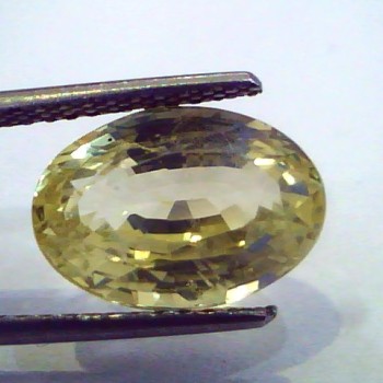 7.77 Ct Unheated Untreated Natural Ceylon Yellow Sapphire Pukhraj
