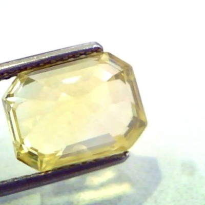 8.32 Ct GII Certified Unheated Untreated Natural Ceylon Yellow Sapphire Pukhraj