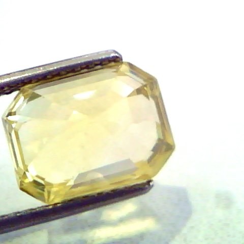 8.32 Ct GII Certified Unheated Untreated Natural Ceylon Yellow Sapphire Pukhraj